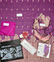 Alkaram Studio 3 Pieces, Unstitched Suits Casual Wear| Summer 24